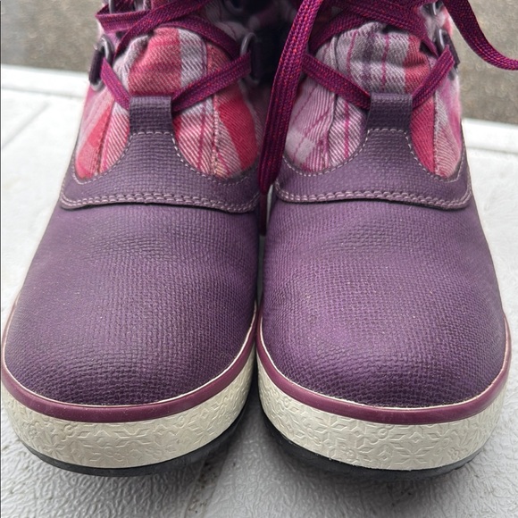 UGG Women’s Purple Plaid Boots - Picture 3 of 6